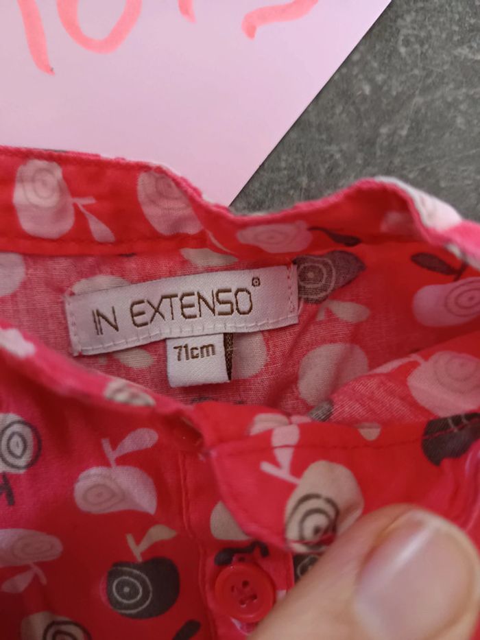 Robe motifs pommes 71cm - photo numéro 3