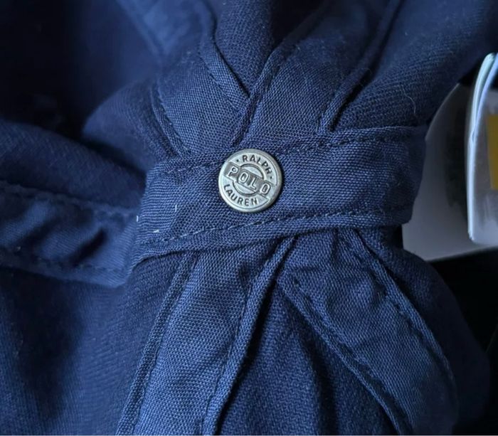 Casquette Ralph Lauren bleu marine logo blanc - photo numéro 4