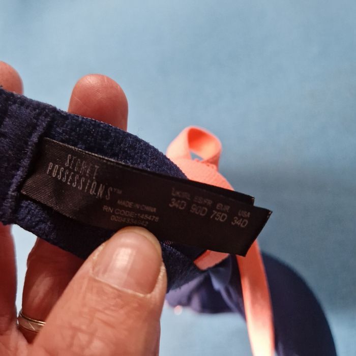 90D soutien-gorge bleu marine et rose - photo numéro 4