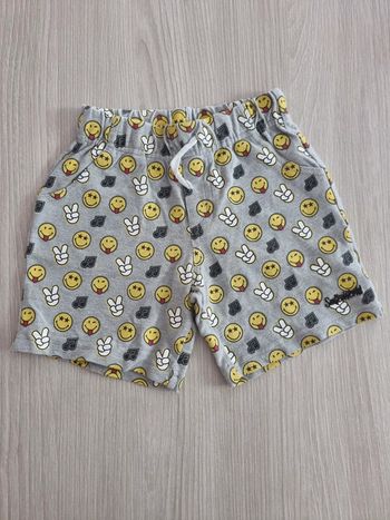 Short gris Smiley - Orchestra - Taille 5 ans