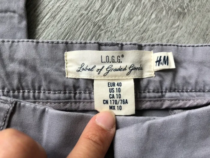 Pantalon gris H&M 40 - photo numéro 3