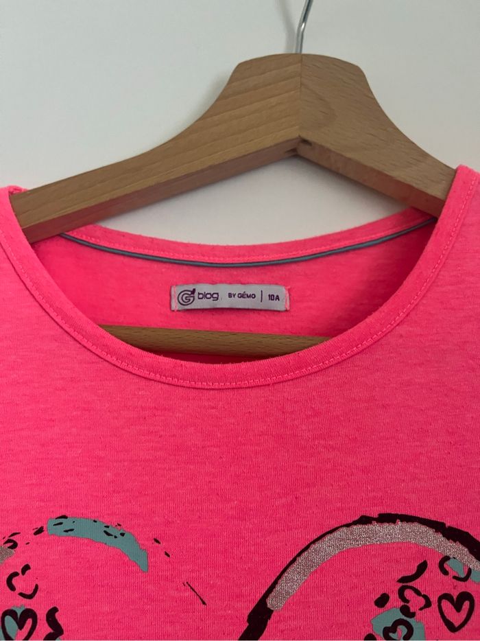Chemise de nuit gemo 10ans fushia - photo numéro 2