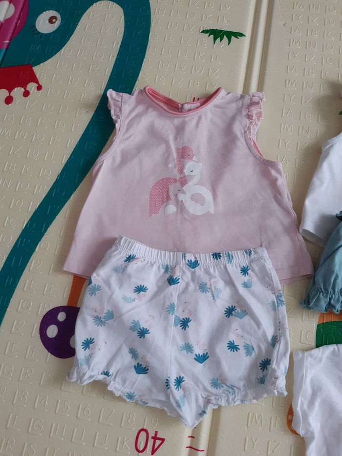 Lots vêtements bébé fille été - photo numéro 2