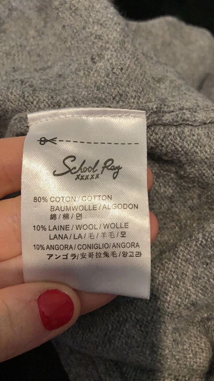 Pull gris - photo numéro 3