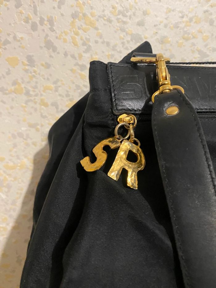 Sac vintage Sonia rykiel nylon et cuir - photo numéro 2