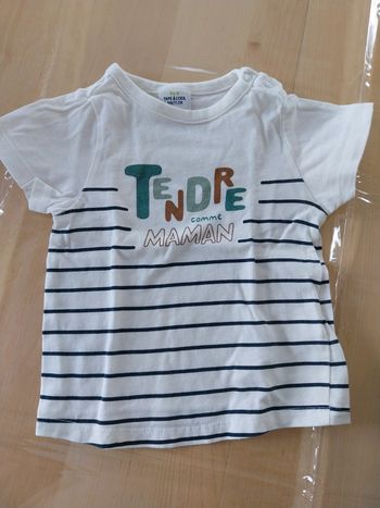 T-shirt bébé 9 mois tendre comme maman