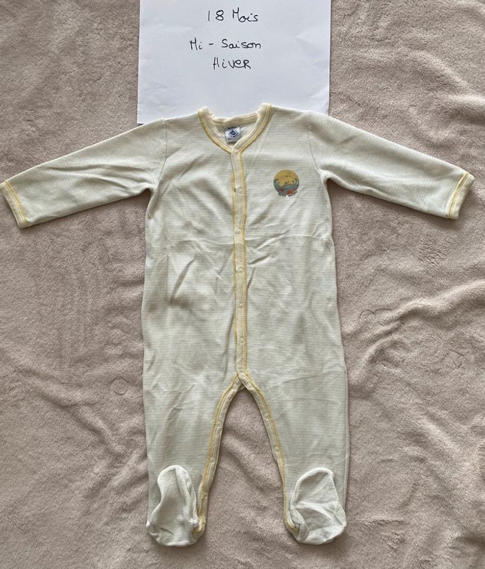 Lot 4 pyjamas chauds - 18 mois - Petit bateau & autres - TBE - photo numéro 17