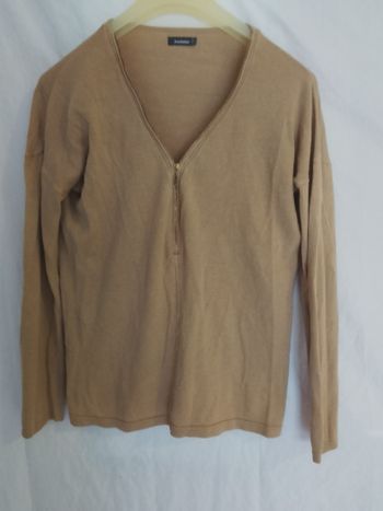 Pull femme camel Inextenso