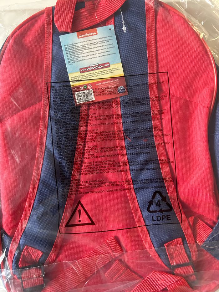 Sac a dos pat patrouille neuf - photo numéro 2