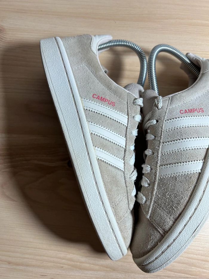 Adidas Campus Beige – Sneakers Suède Pointure 36 2/3 - photo numéro 6