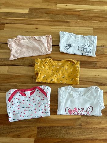 Lot de 5 bodies manches longues