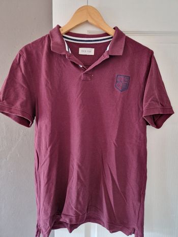 Polo PIER ONE bordeaux taille L