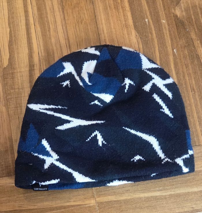 Bonnet Sun Valley bleu marine  – style montagne chic – excellent état – mixte - photo numéro 3