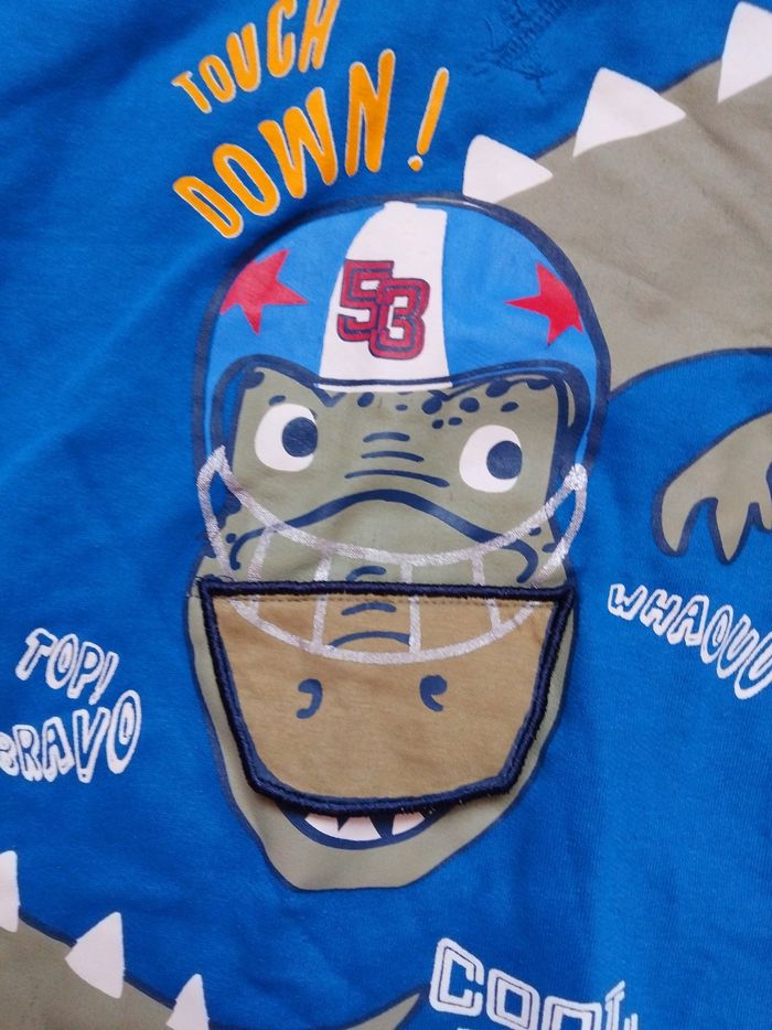 Sweat dinosaure,  tissaia,  8 ans - photo numéro 5