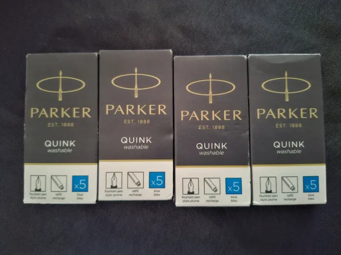 Lot papeterie – recharges Waterman & Parker + stylos plume – écriture / école - photo numéro 3