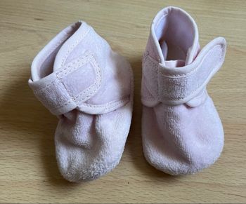 Chausson bébé rose 