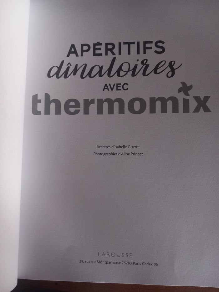 Livre thermomix apéritif dînatoire - photo numéro 2