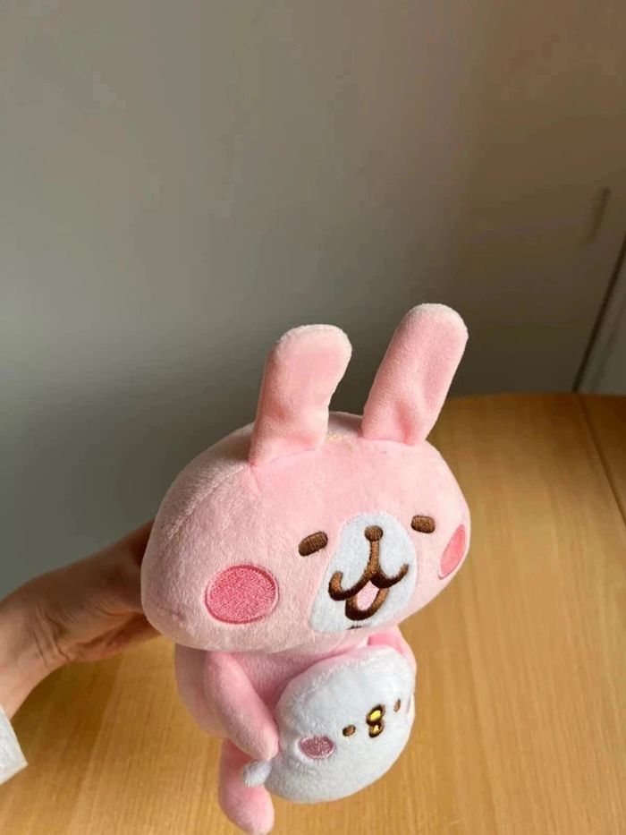 🌸 Peluche rose Kanahei’s Small Animals Taiwan – Neuve et rare - photo numéro 2