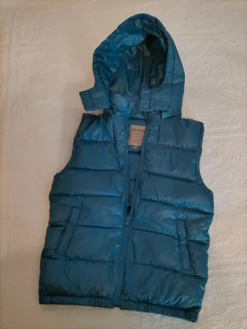 Doudoune sans manche - bleu - Z - 10 ans