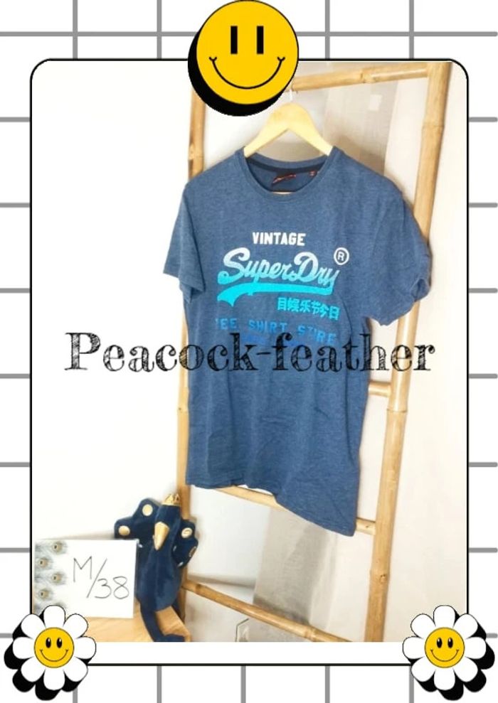 T-shirt Superdry bleu M