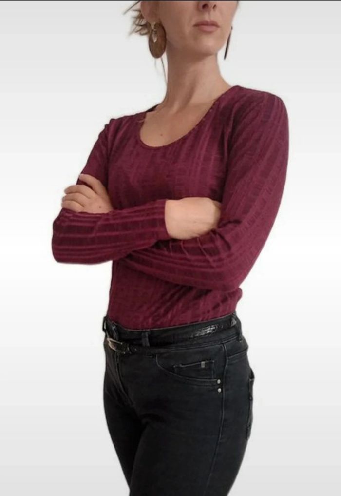 Haut manches longues taille 34 made in France - photo numéro 8