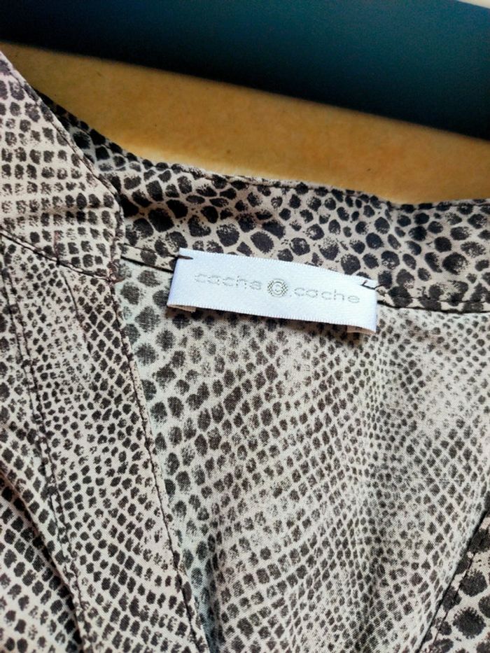 Tunique motifs serpent taille 38 marque camaïeu - photo numéro 2