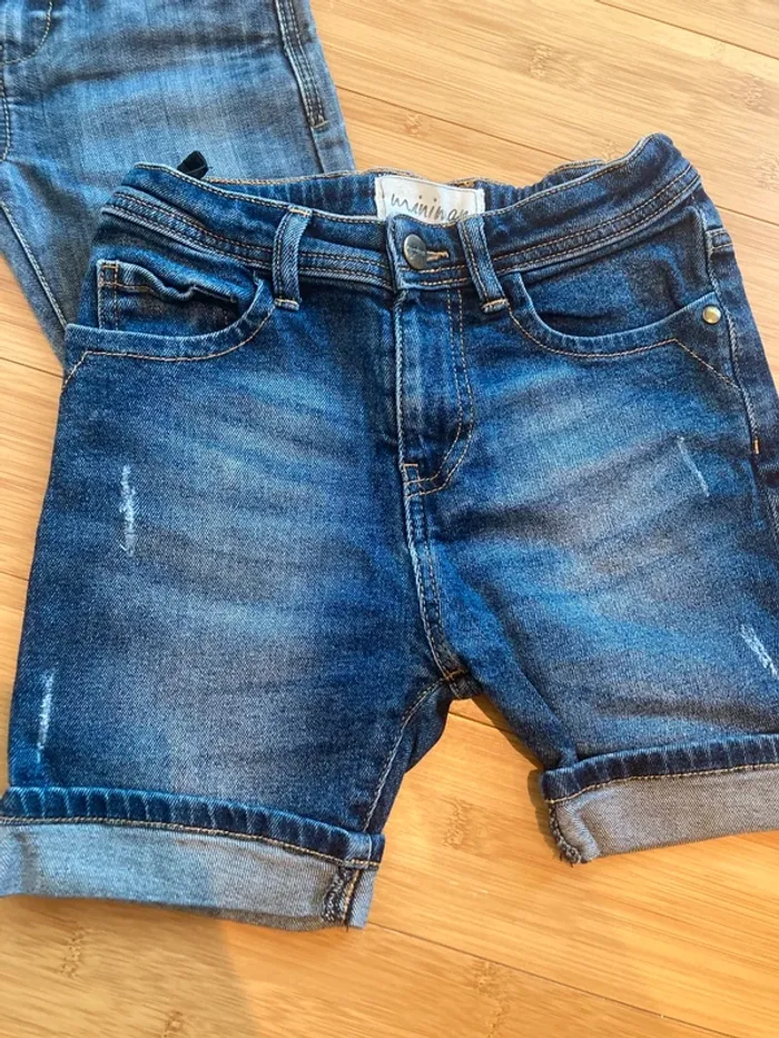 5 ans - Set de 2 jean short en jean - photo numéro 2
