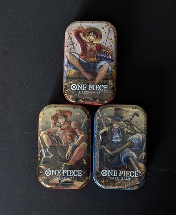 One piece - 2 booster OP13 par tin + 1 carte promo !