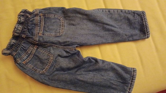 Pantalon jeans doublé Zara - photo numéro 2
