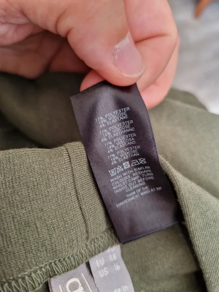 Pantalon jegging kaki asos taille 48 - photo numéro 7