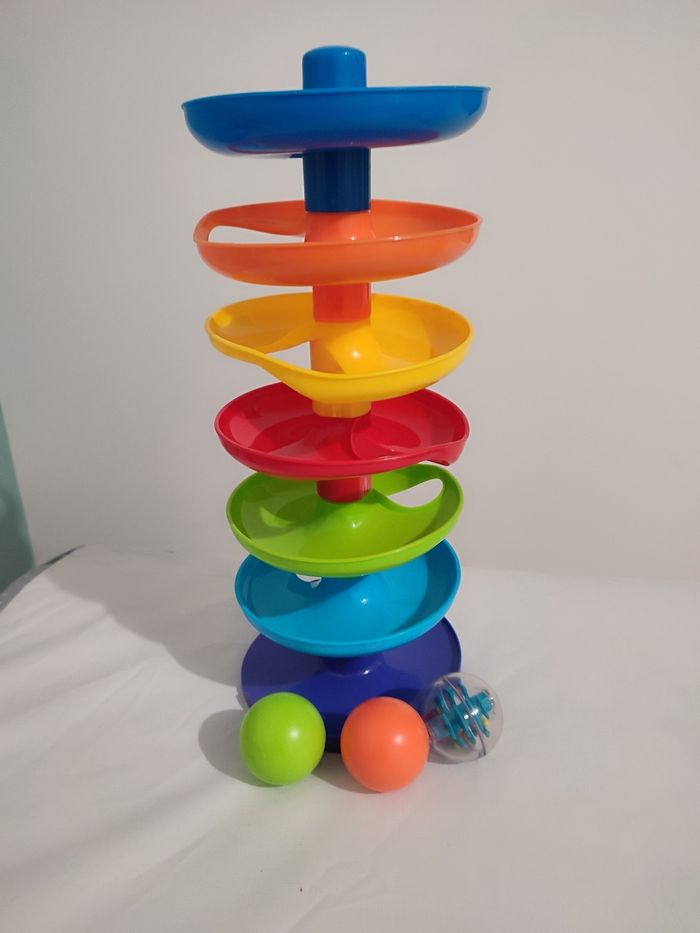 Jeux motricité spirale avec 3 balles - photo numéro 3