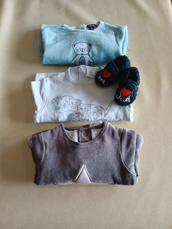 Lot de 3 vêtements bébé 1/3 mois