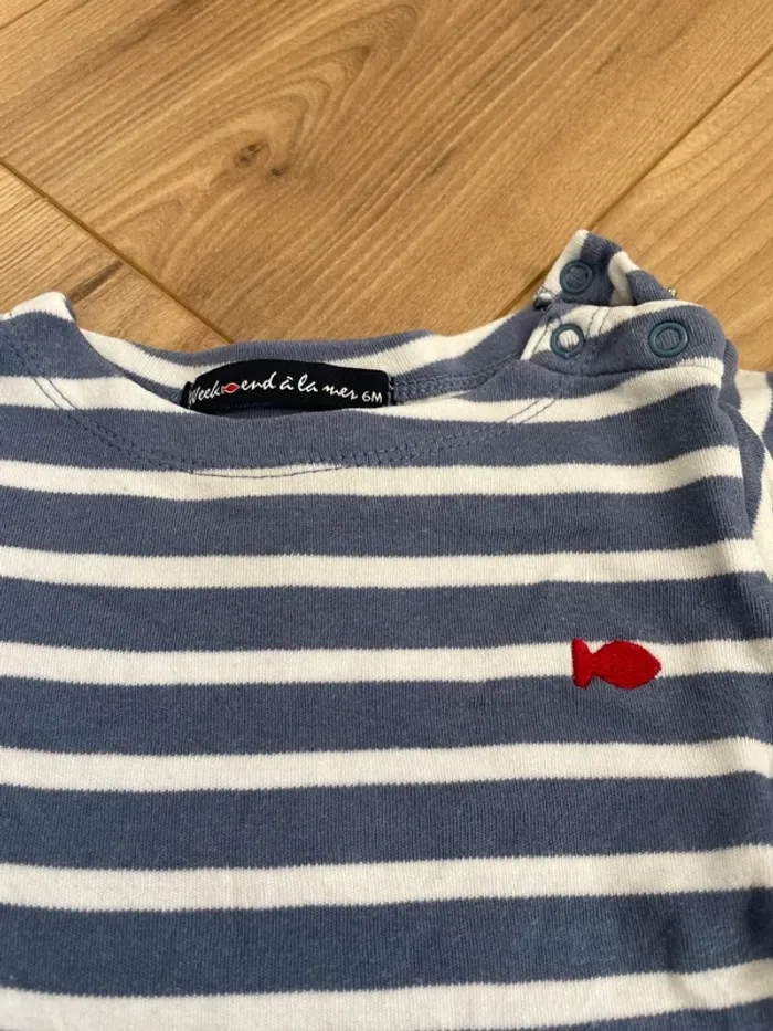 3 tee shirt taille 6mois - photo numéro 4