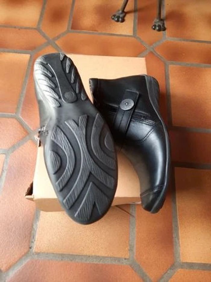 Boots cuir double zip avec aérosemelle - pointure 38 - Pédiconfort - photo numéro 6