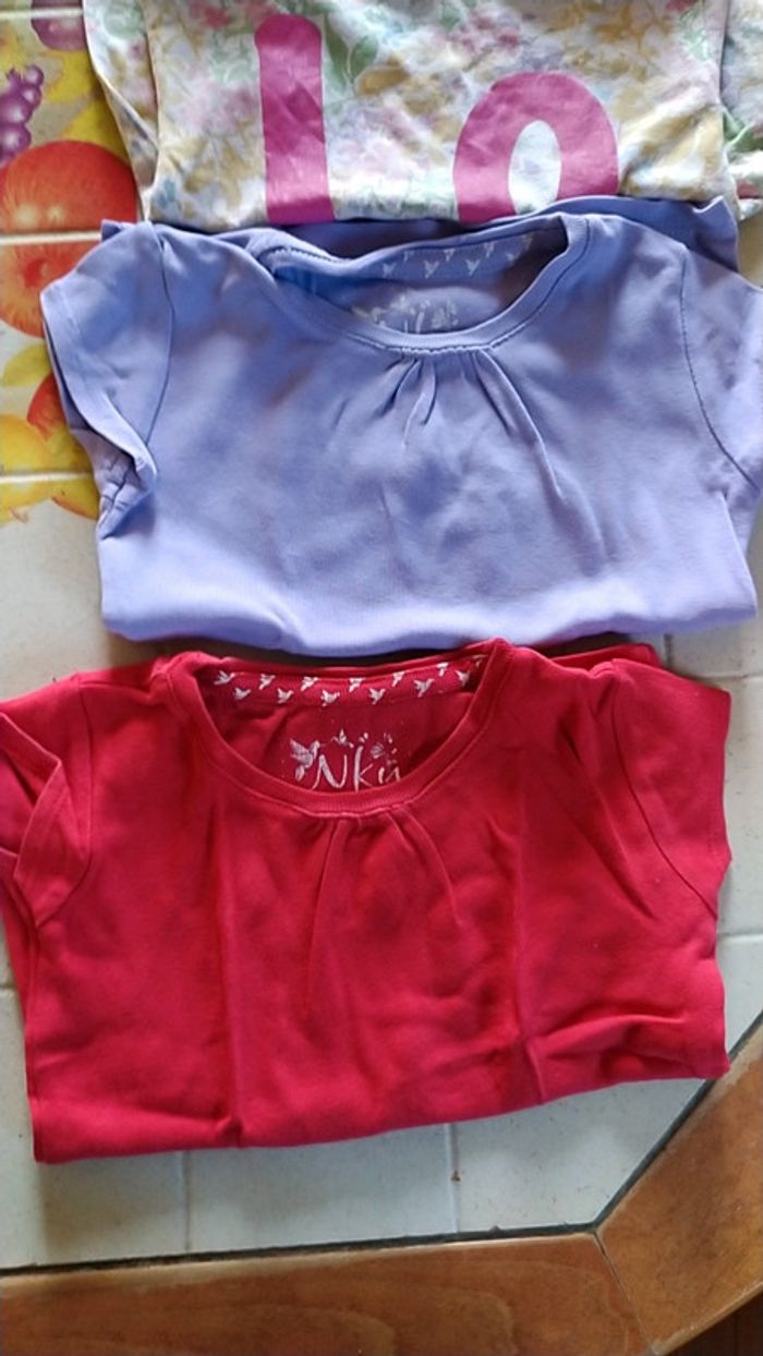 Lot 9 t-shirt MC 3 ans - photo numéro 3