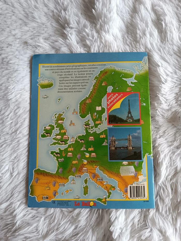 NEUF 1€ Cahier Atlas autocollants _ Le Ballon - photo numéro 10