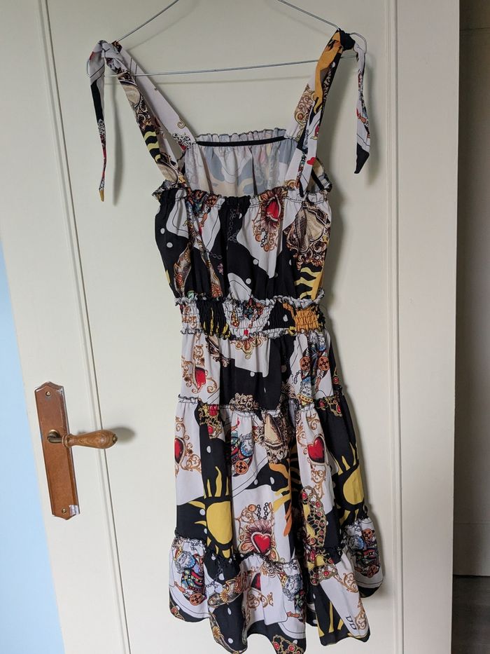 Robe chic à bretelles. Style Italia. Taille S/M - photo numéro 3