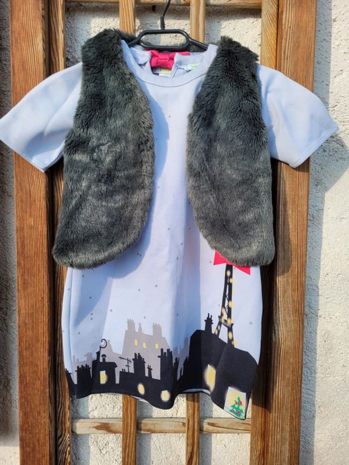 Superbe ensemble Ixoo robe epaisse et chaude 🌃 et boléro assorti, 6 ans - photo numéro 2