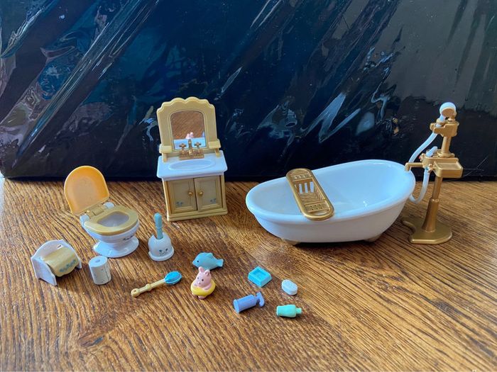 Salle de bain sylvanian families
