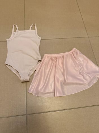 Body et jupe danse fille 6 ans