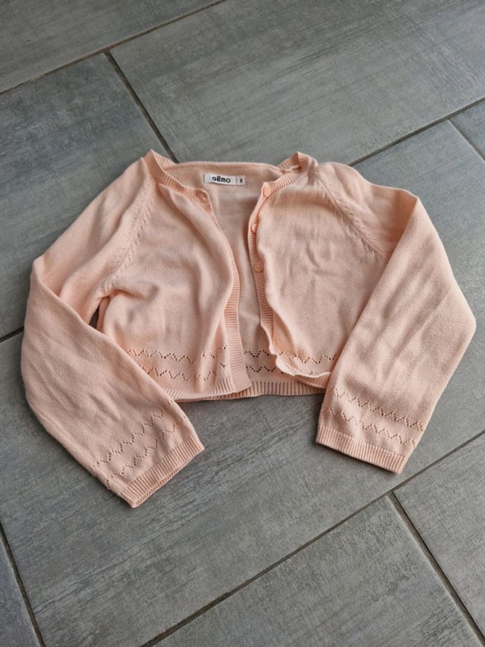 Gilet rose saumon ML