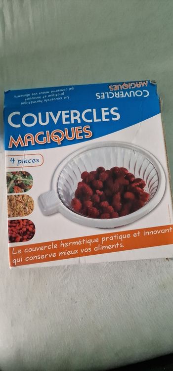 Lot 4 couvercles magiques  neufs