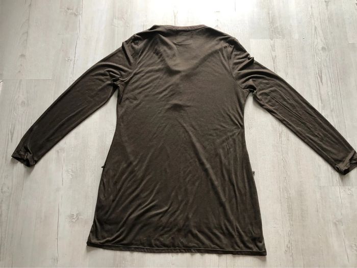 AN35: Tunique marron tdm T 44/46 - photo numéro 9