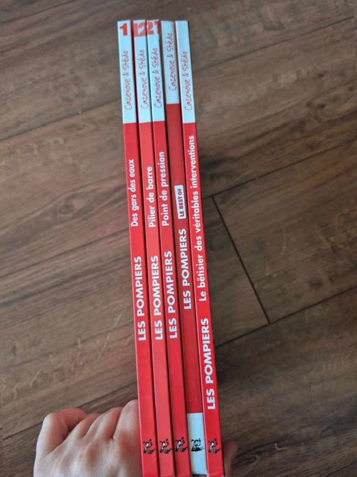 Lot de 5 bandes dessinées Les pompiers - photo numéro 5