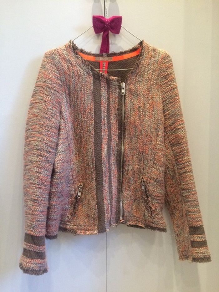 Veste Bel air rose et kaki