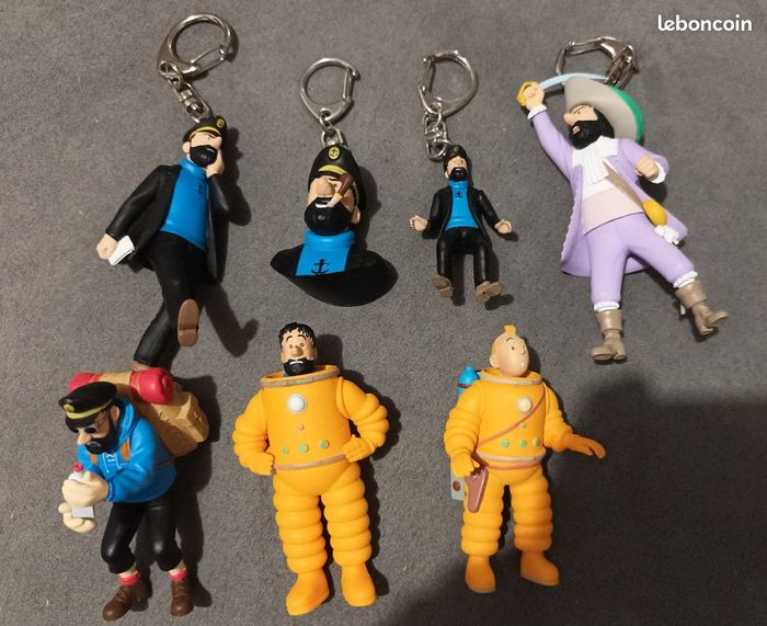 LOT DE FIGURINES TINTIN ET CAPITAINE HADDOCK - photo numéro 3