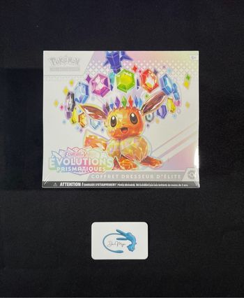 Pokémon ETB Évolutions Prismatiques EV 8.5 : 120€