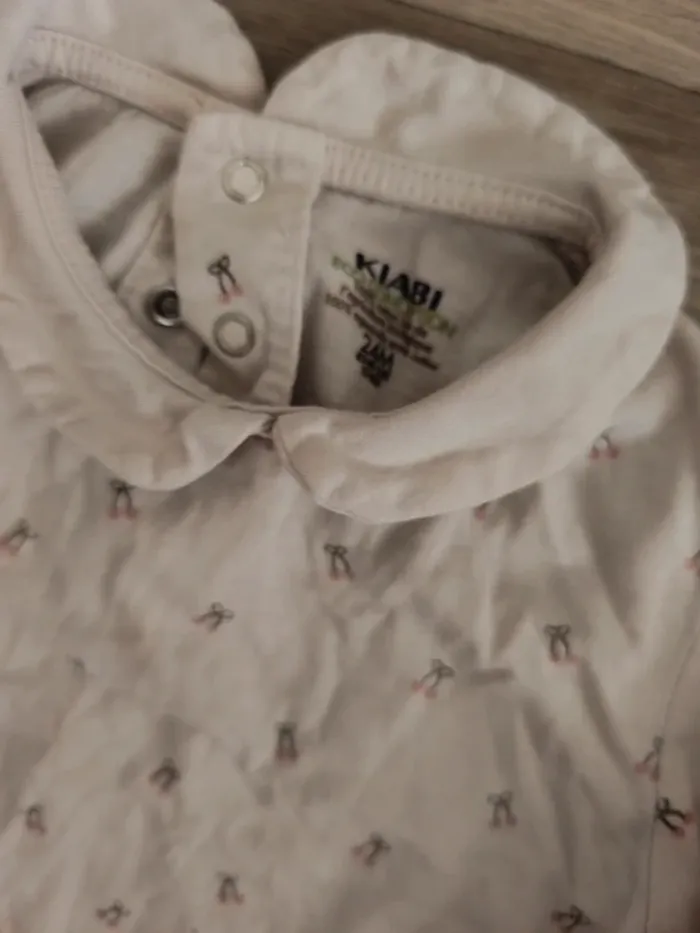 Tee shirts avec col taille 24 mois marque kiabi - photo numéro 3