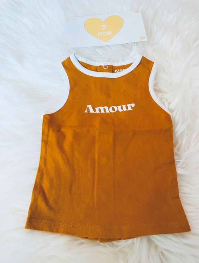 3 mois - T-shirt SM Amour - photo numéro 2