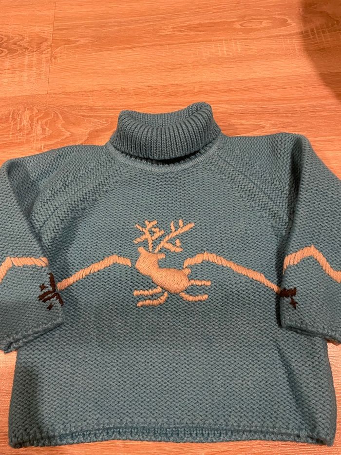 Pull en laine vintage